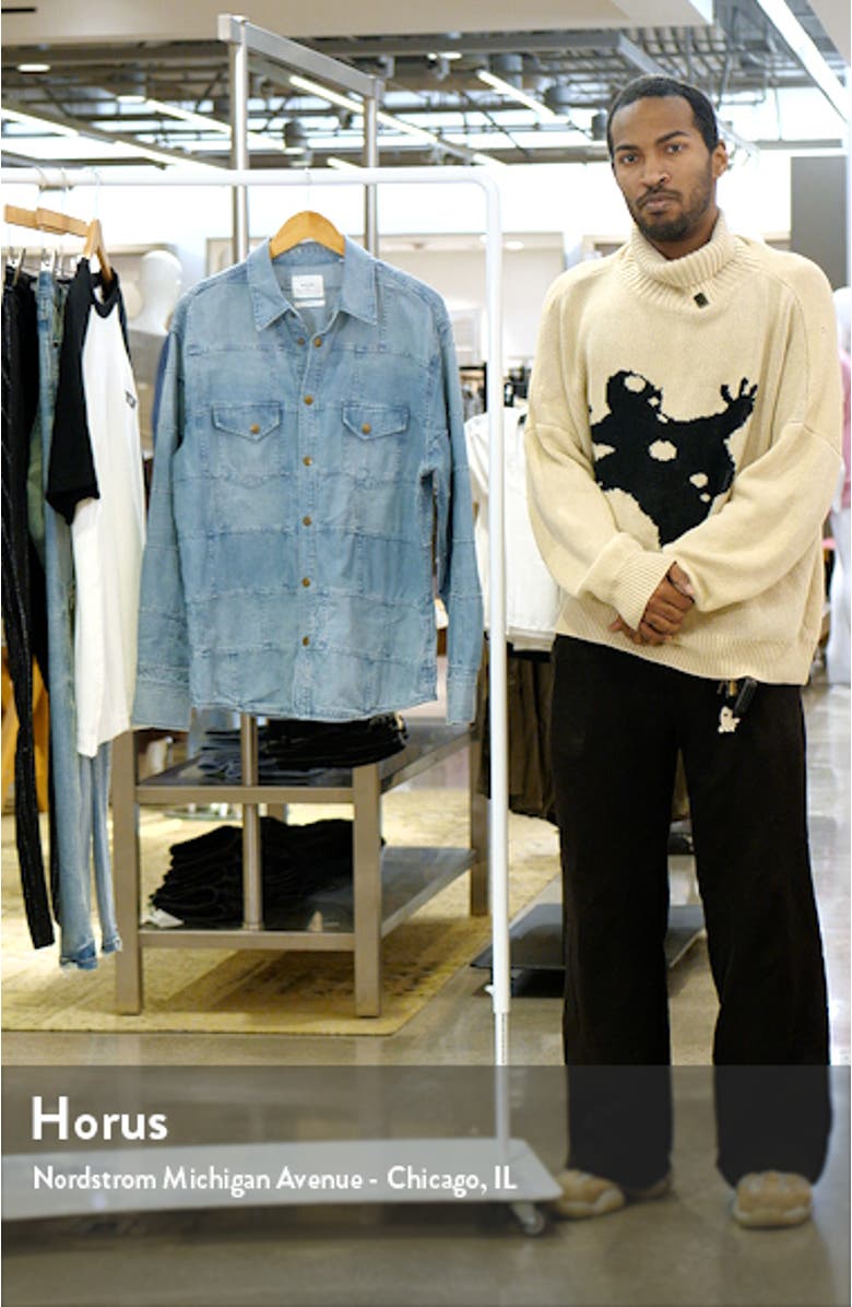 Patchwork Shoals Denim Overshirt, sales video thumbnail