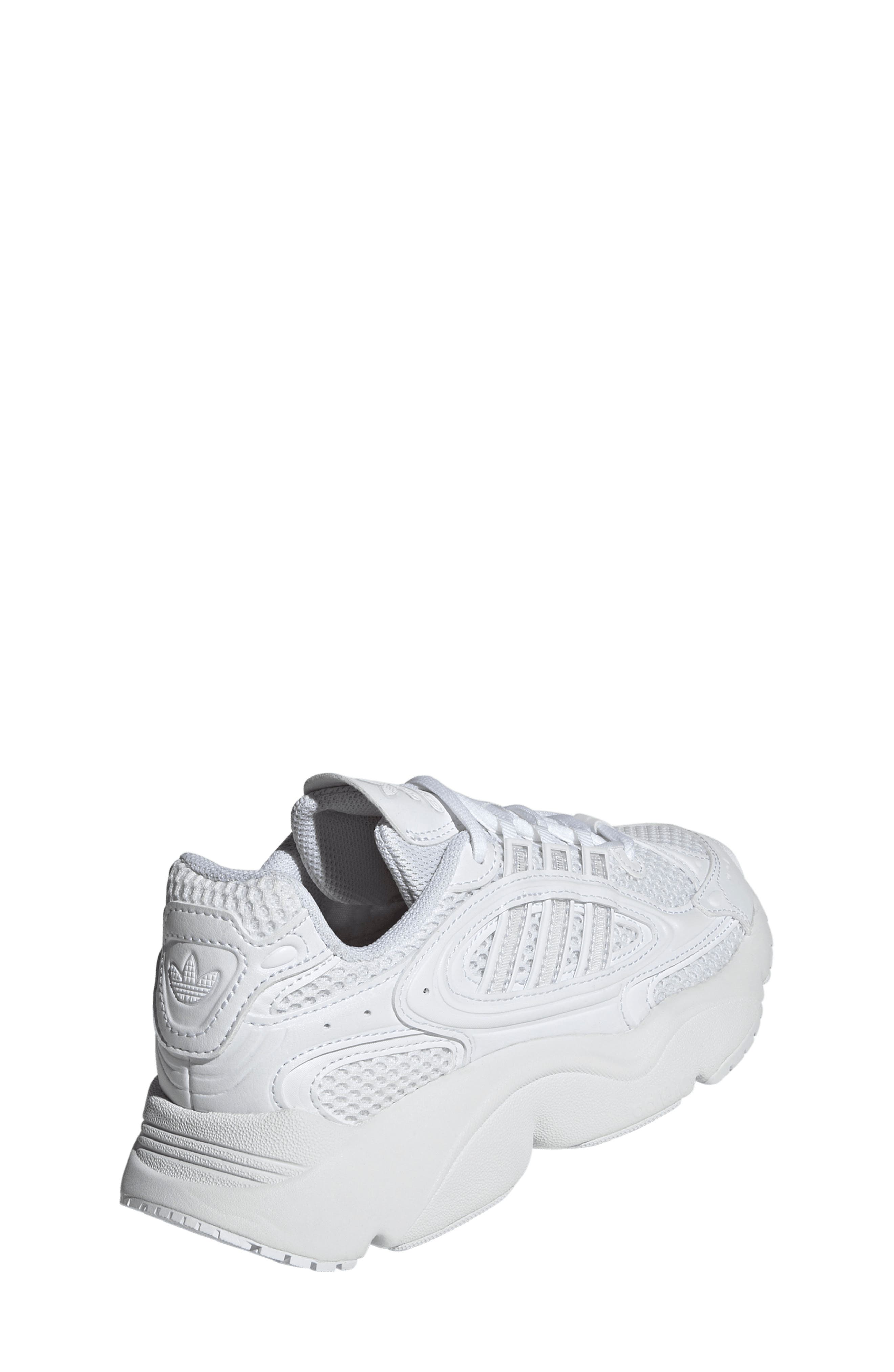 adidas Kids' Ozmillen Sneaker, Alternate, color, White/ White/ Black