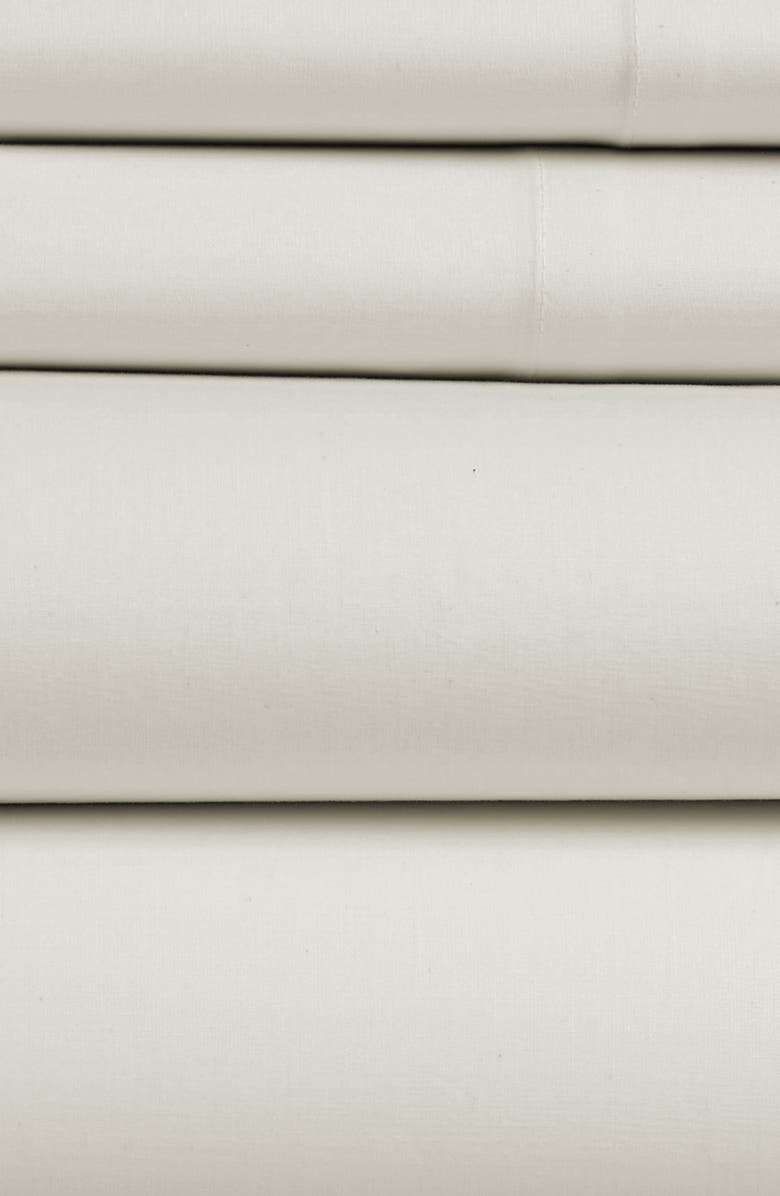 Cotton Percale 4-Piece Bed Sheet Set