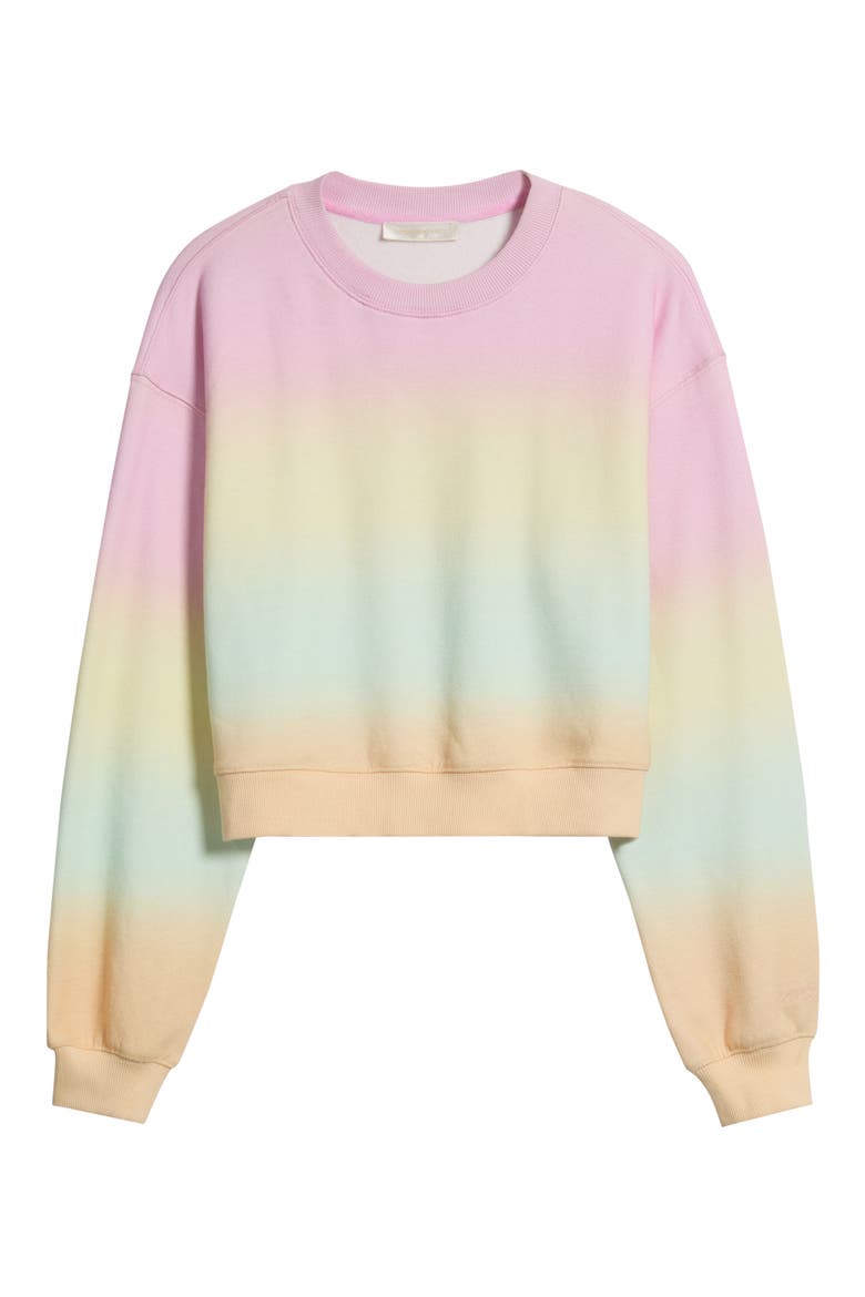 Emparo Crewneck Sweatshirt, Alternate, color, PACIFIC GLOW