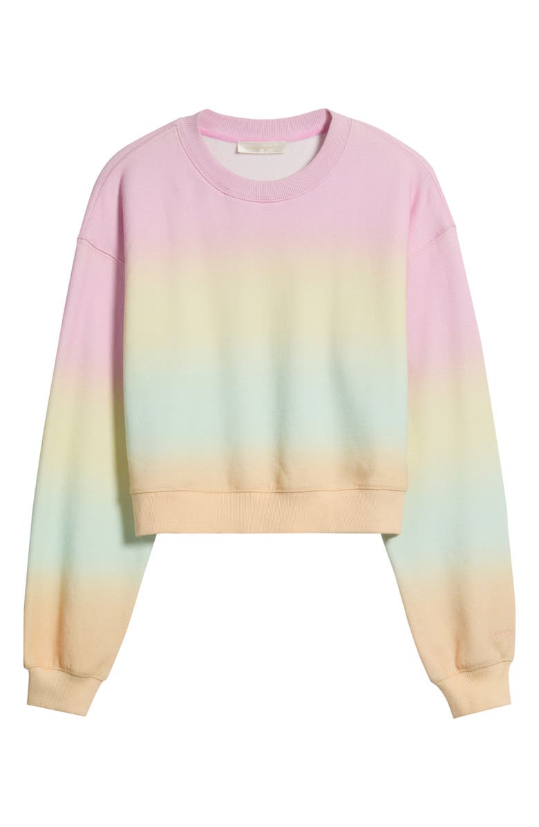 LoveShackFancy Emparo Crewneck Sweatshirt, Alternate, color,