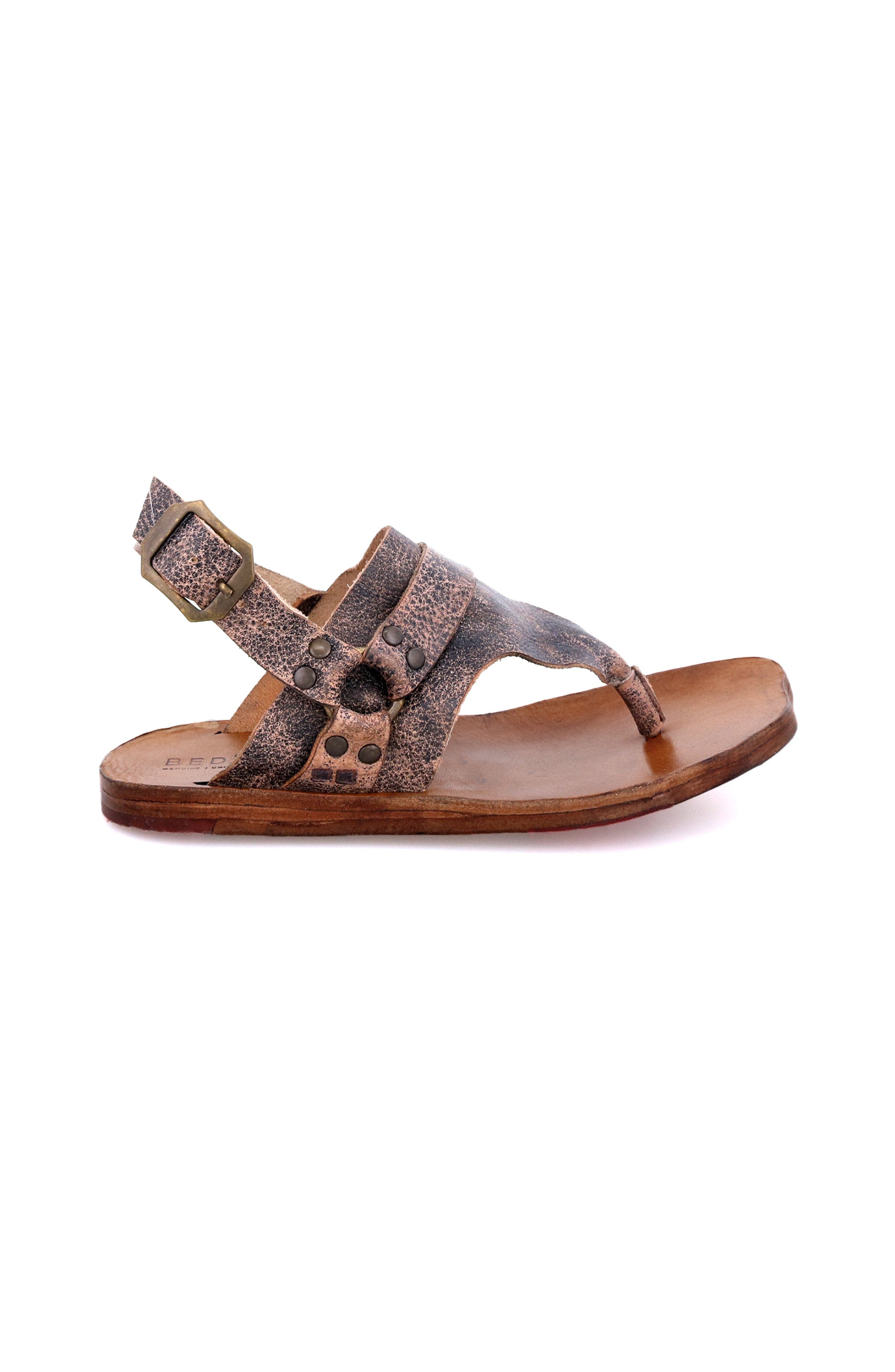 Bed Stu Callista Artisan Sandal, Alternate, color, Black Lux