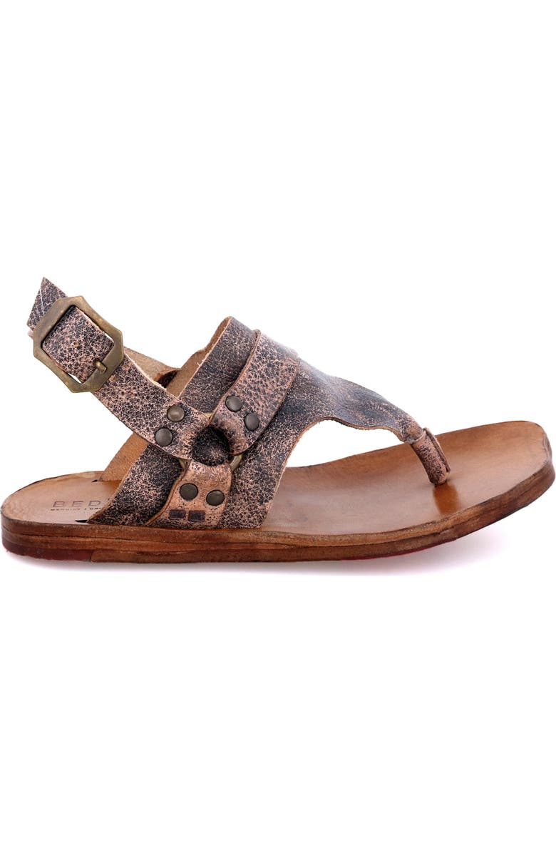 Bed Stu Callista Artisan Sandal, Alternate, color, Black Lux