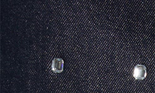 Mango Leo Crystal Embellished Wide Leg Jeans In Blue