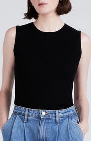 Derek Lam 10 Crosby Ariana Rib Knit Muscle Tank Sweater
