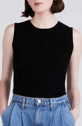 Ariana Rib Knit Muscle Tank Sweater
