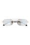 Vaiden 55mm Double Bridge Oval Sunglasses
