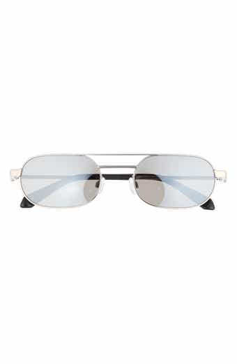 Off-White Vaiden 55mm Double Bridge Oval Sunglasses