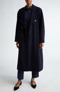Max Mara Madame Double Breasted Wool & Cashmere Coat