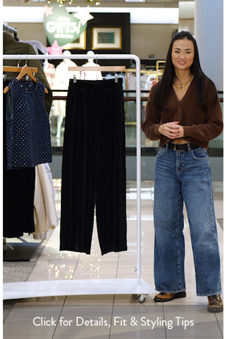 Velvet Wide Leg Pants video