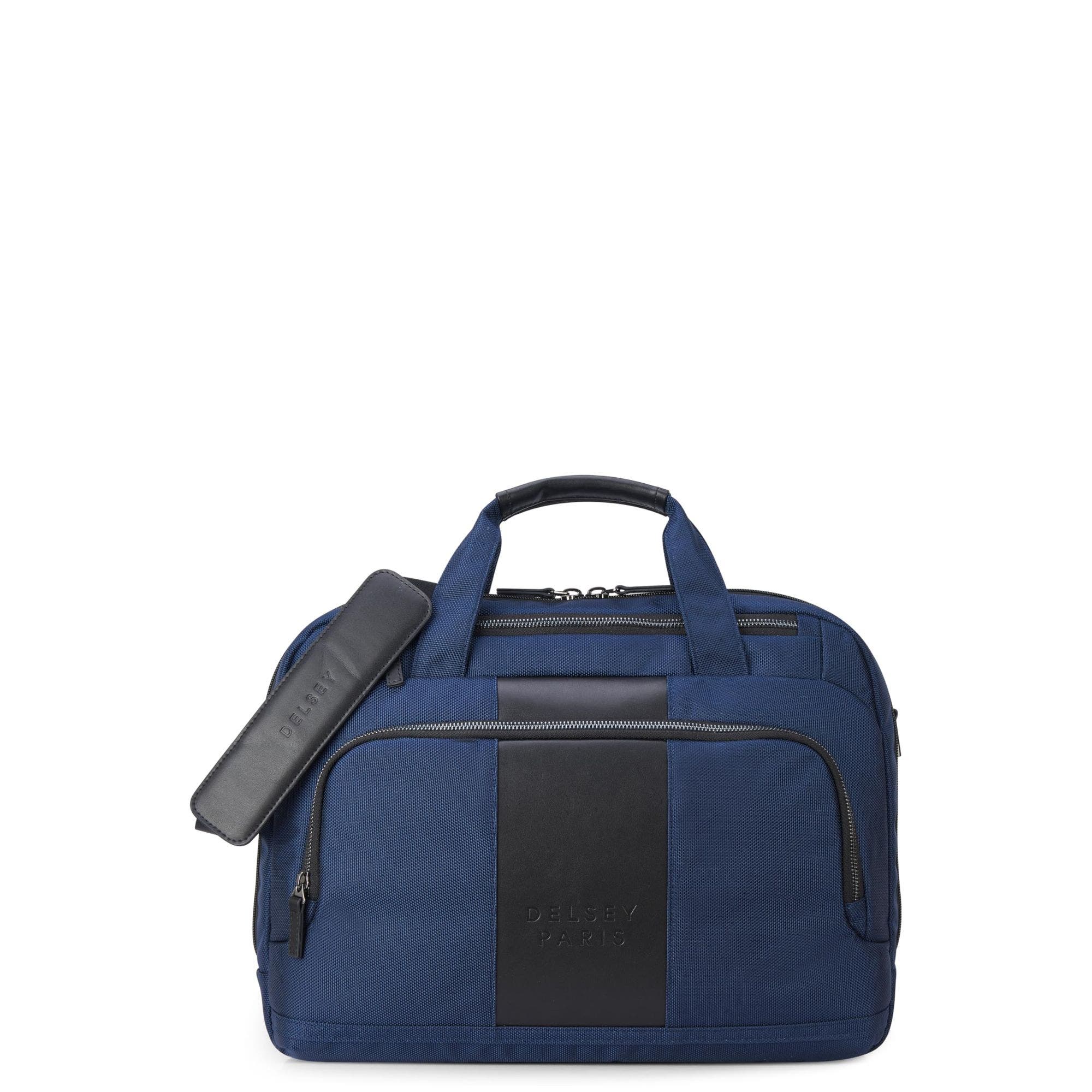 Wagram Briefcase with 15.6" Laptop Sleeve, Main, color, Navy