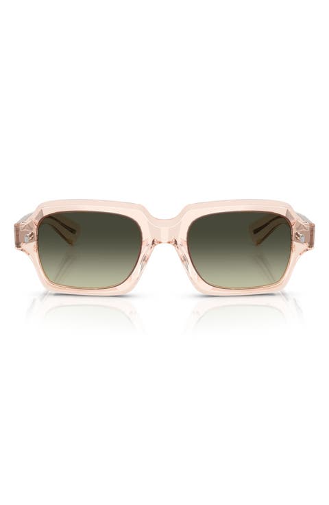 Devaney 53mm Rectangular Sunglasses