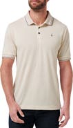 TravisMathew Happier Hour Tipped Cotton Polo