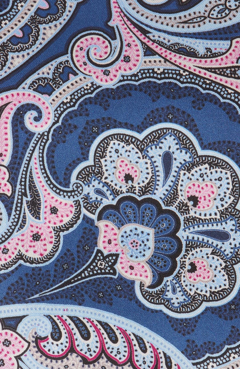 Nordstrom Paisley Silk Pocket Square, Alternate, color, 