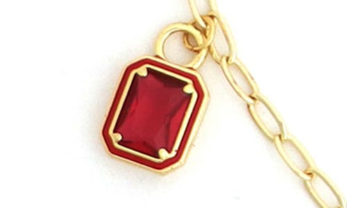 Panacea Crystal & Heart Shaker Necklace In Gold
