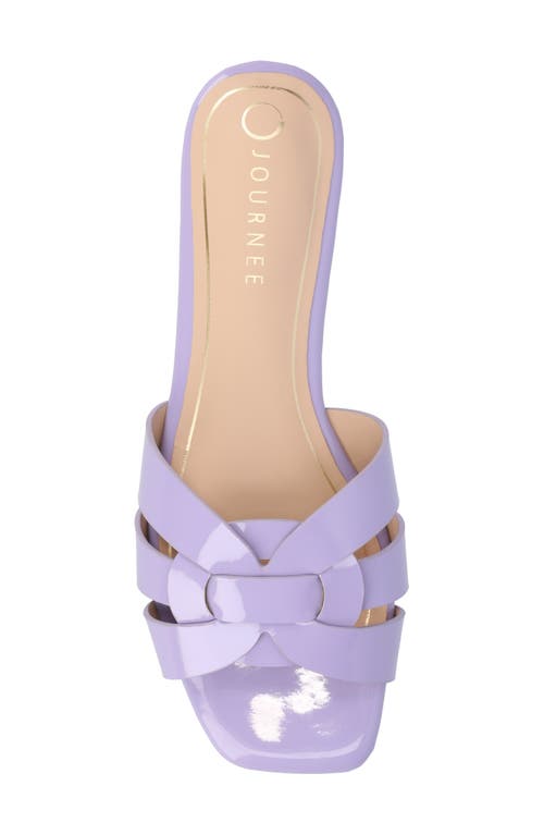 Journee Collection Journee Womens Arrina Wide Width Flat Sandals In Lilac