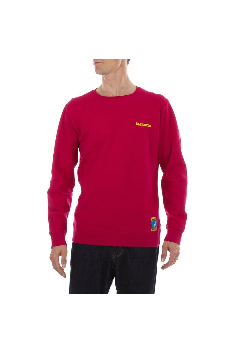 Climbing On The Moon Sweatshirt - Men's, Alternate, color, Fucsia/Giallo