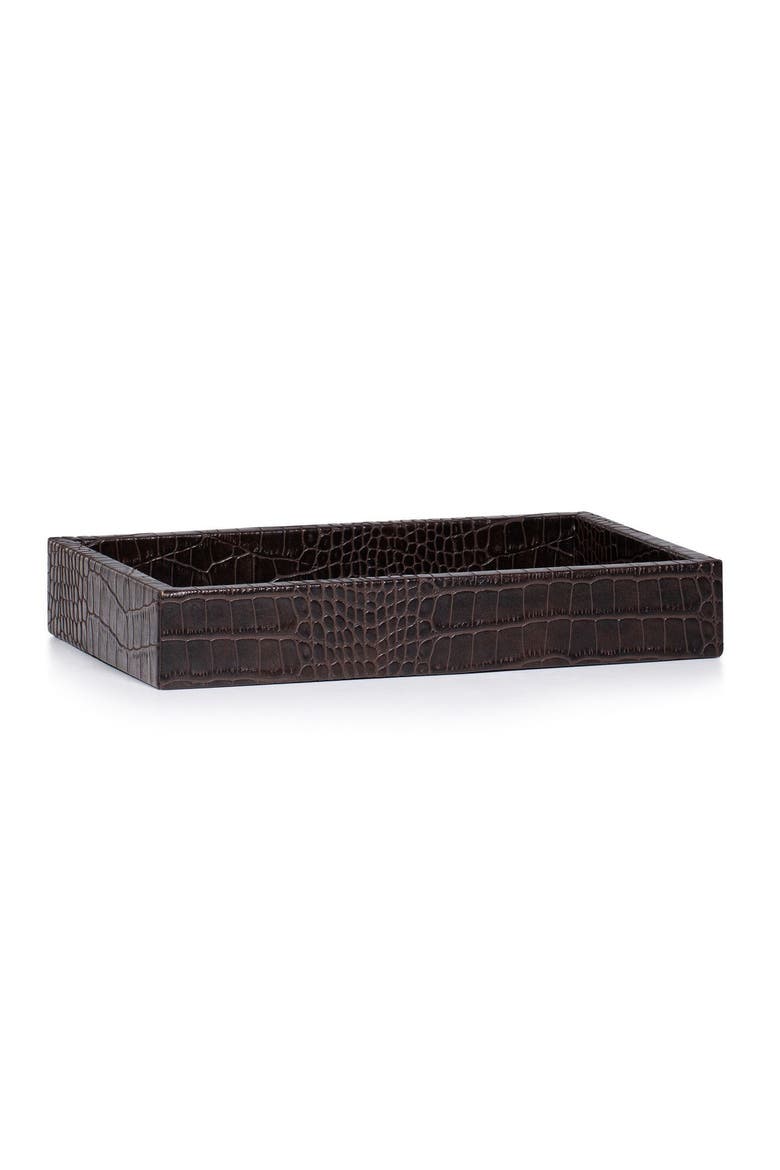 Gator Brown Towel Tray, Main, color, BROWN