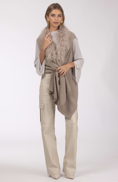 Gorski Cashmere And Merino Wool Vest In Neutral