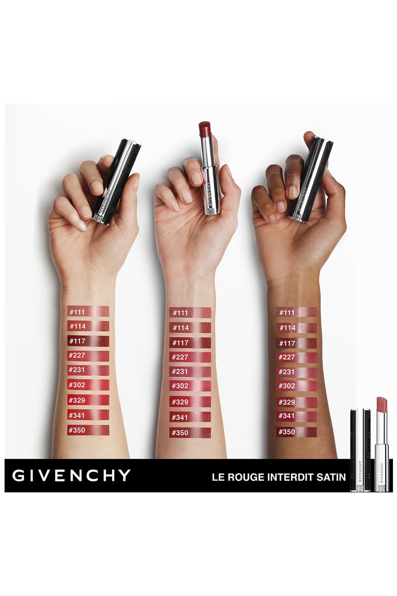 Le Rouge Interdit Satin Lipstick, Alternate, color, N114 NUDE AMANDE