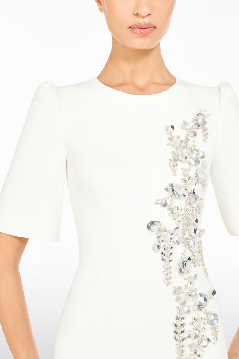 Roma Midi Dress, Alternate, color, Vanilla