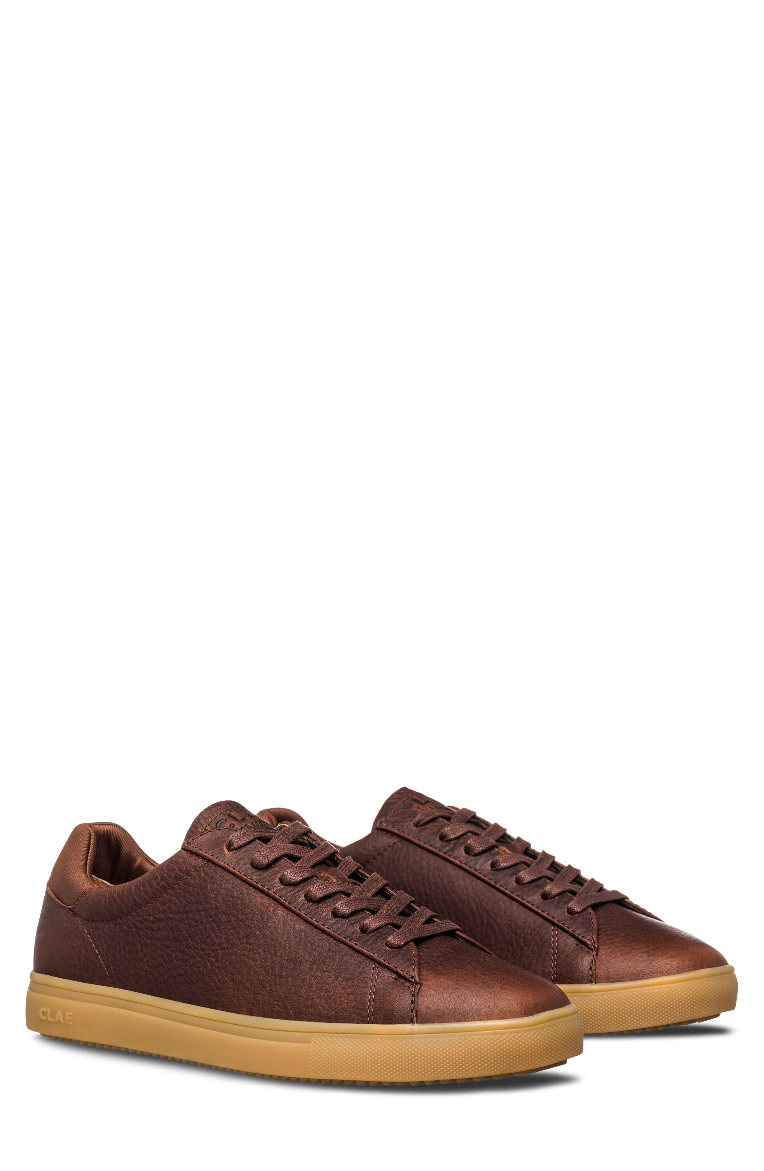 CLAE Bradley Sneaker, Main, color, Cocoa Leather Light Gum