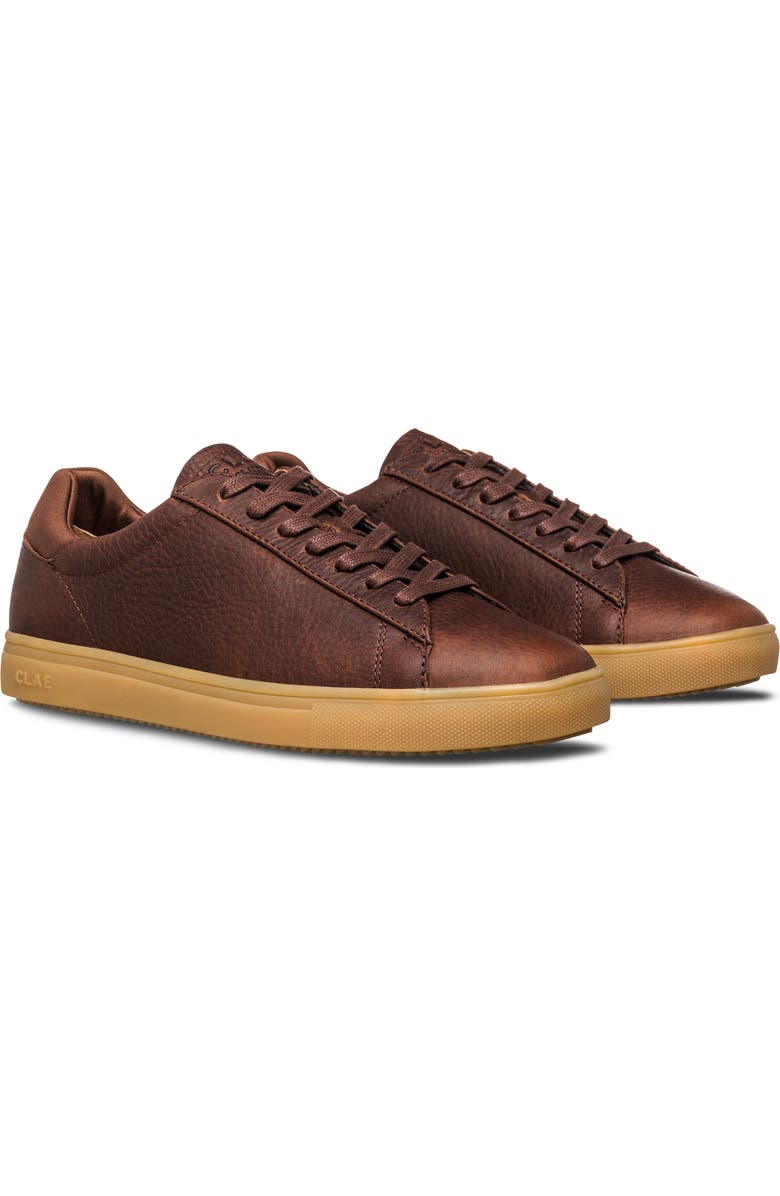 CLAE Bradley Sneaker, Main, color, Cocoa Leather Light Gum