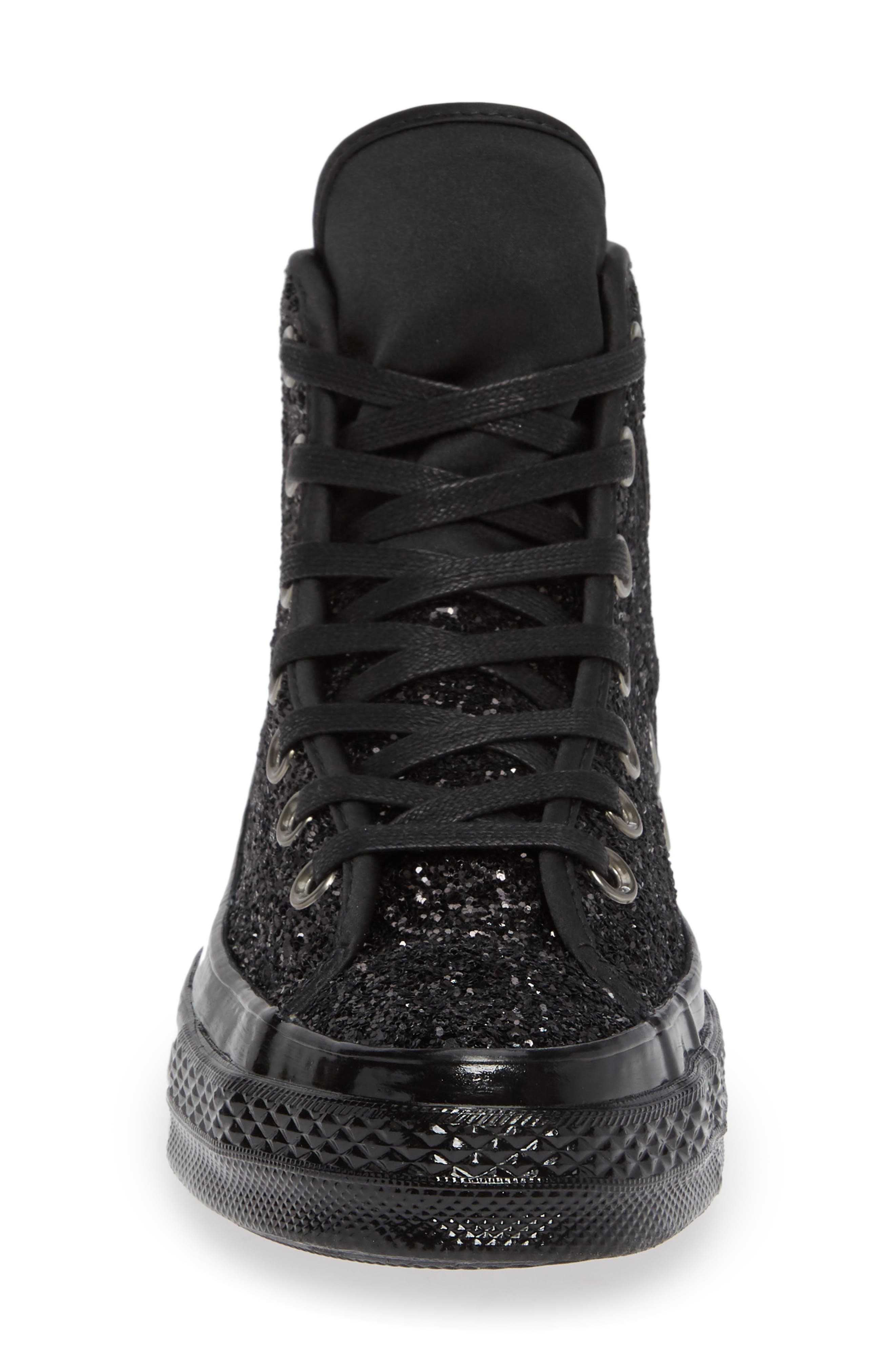 Converse Chuck Taylor<sup>®</sup> All Star<sup>®</sup> Glitter High Top Sneaker, Alternate, color, 