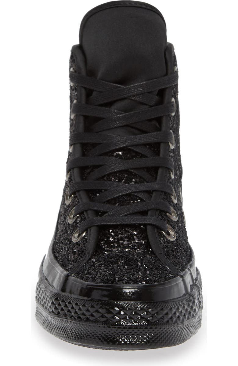 Converse Chuck Taylor<sup>®</sup> All Star<sup>®</sup> Glitter High Top Sneaker, Alternate, color,