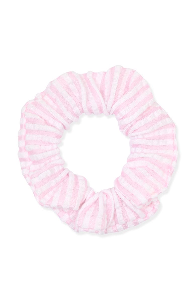 SLEEP ON IT Kids' Two-Piece Short Pajamas & Scrunchie Set, Alternate, color, Pink