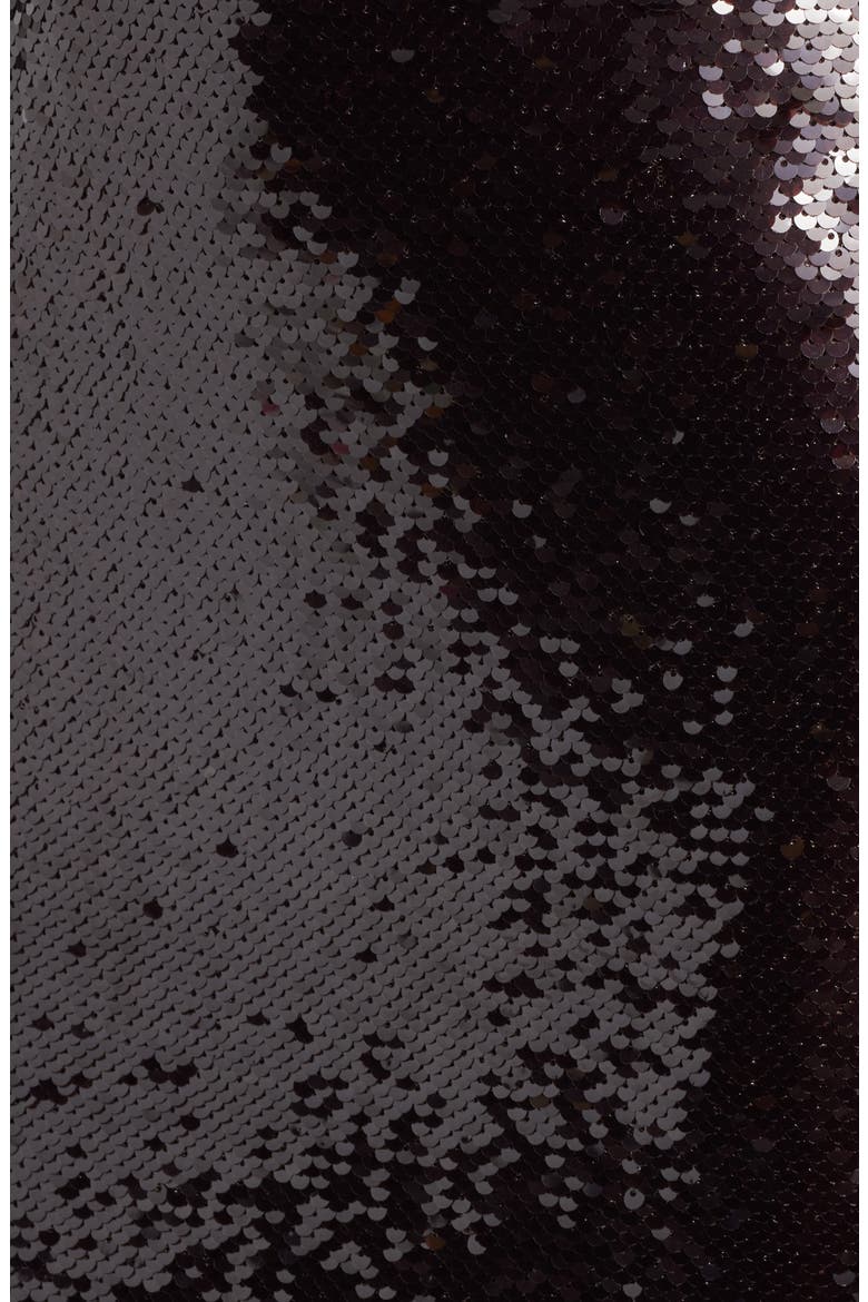 Verelith Sequin Lace Trim Cocktail Dress, Alternate, color, CHOCOLATE BROWN