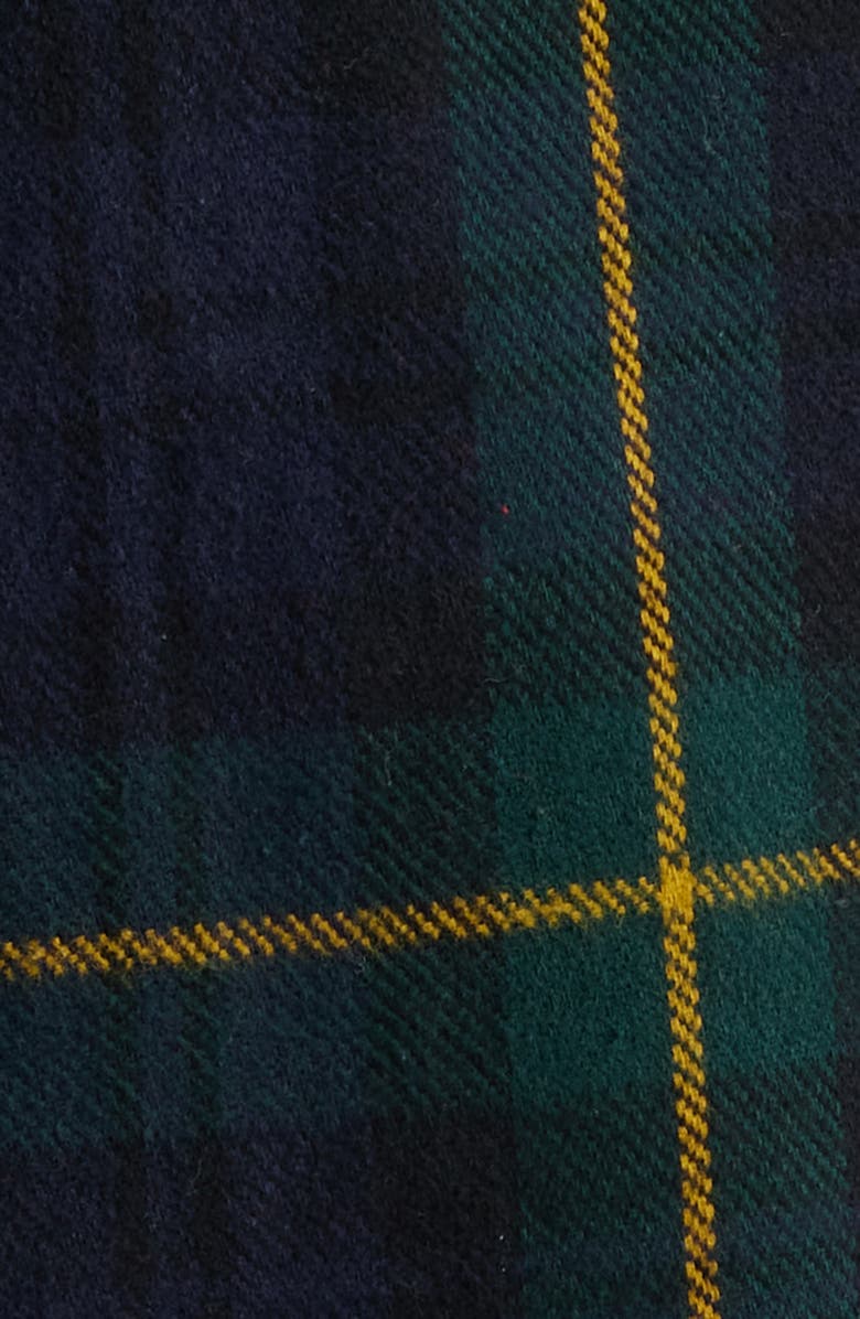 Schott NYC Two-Pocket Long Sleeve Flannel Button-Up Shirt, Alternate, color, Blackwatch