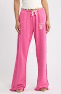 JADED LONDON Cleo Cotton Fleece Drawstring Pants