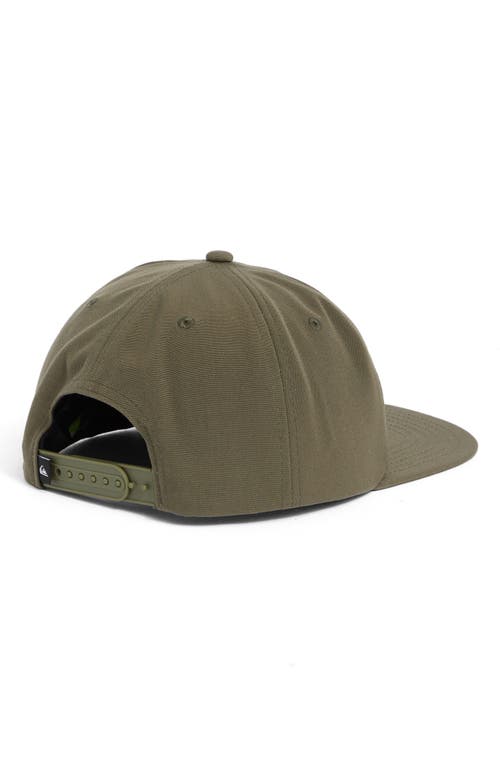 Quiksilver Dna Omni Snapback Hat In Grape Leaf