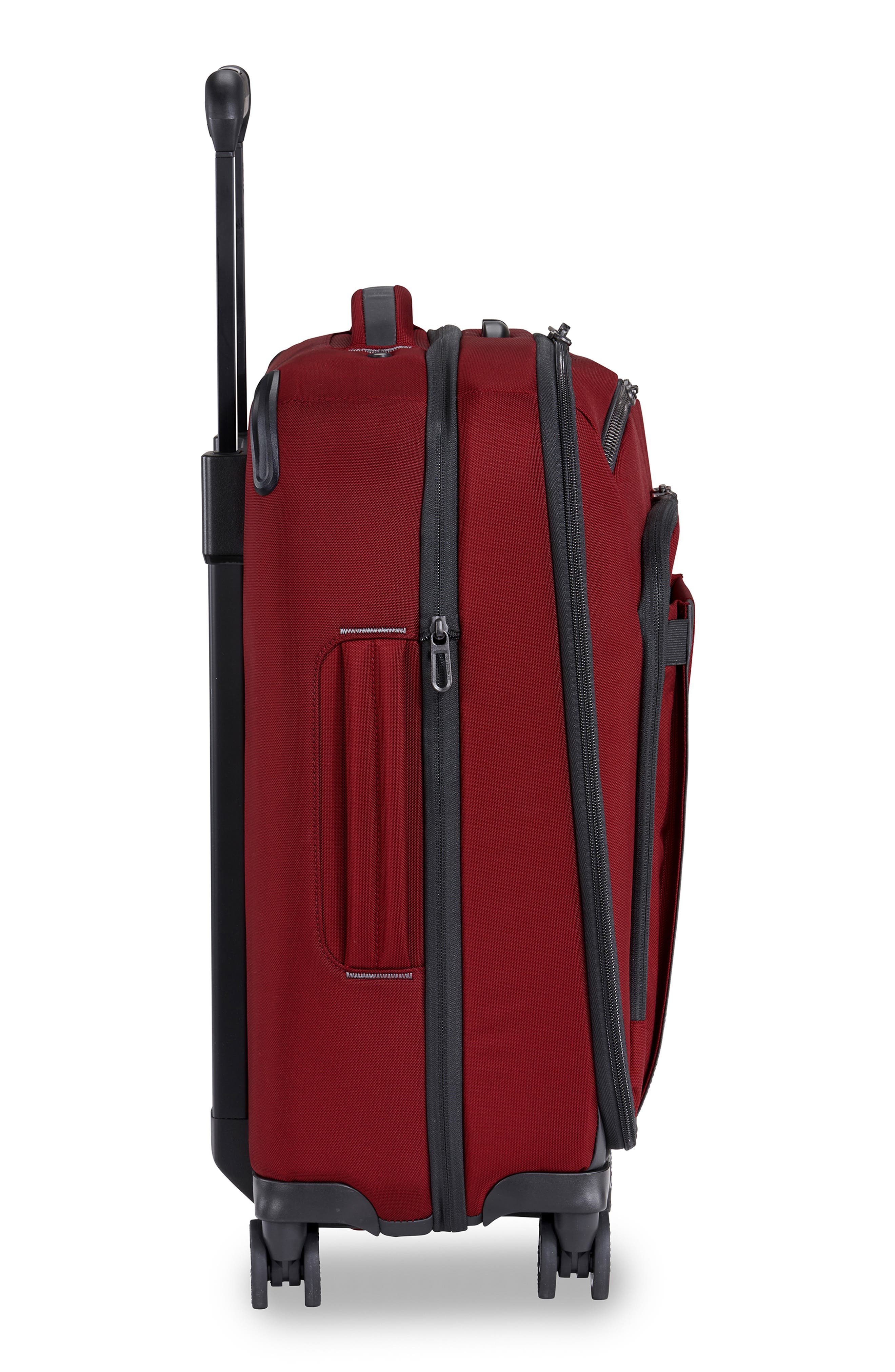 Briggs & Riley ZDX 21-Inch Expandable Spinner Suitcase, Alternate, color, Brick Red