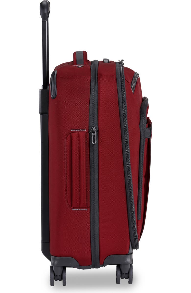 Briggs & Riley ZDX 21-Inch Expandable Spinner Suitcase, Alternate, color, Brick Red