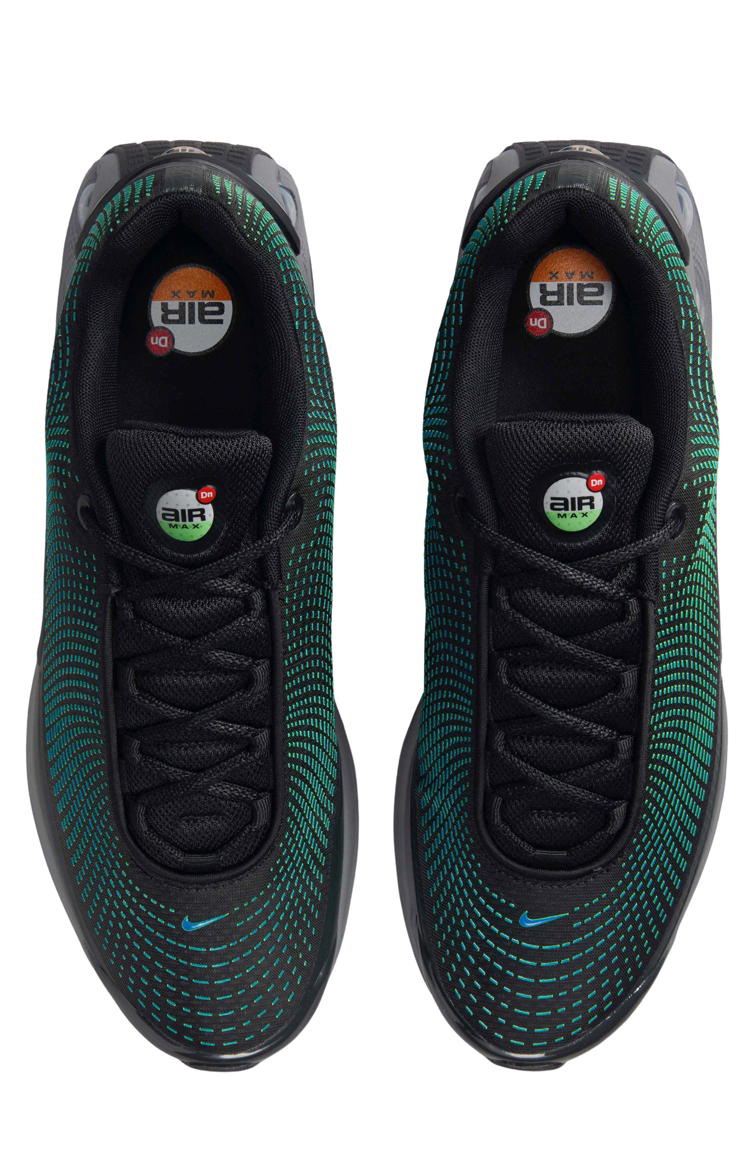 Air Max Dn Sneaker, Alternate, color, BLACK/ BLUE/ GREEN/ WHITE