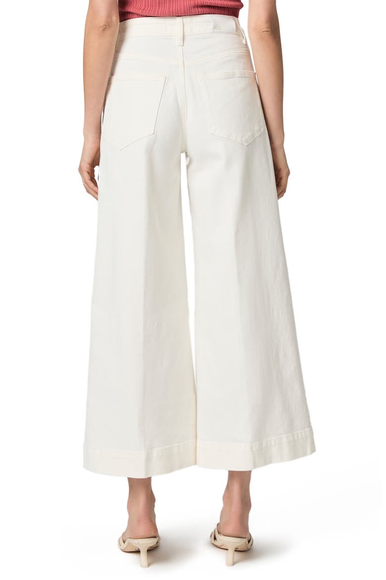 Lola Patch Pocket Ankle Wide Leg Jeans, Alternate, color, TONAL ECRU