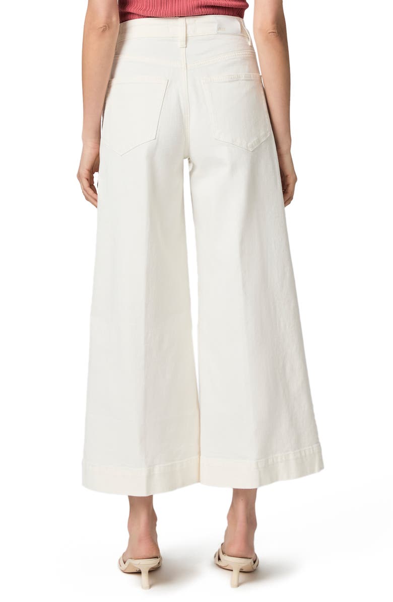 PAIGE Lola Patch Pocket Ankle Wide Leg Jeans, Alternate, color, Tonal Ecru