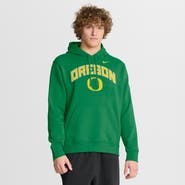 Nike Men's Nike Green Oregon Ducks Club Fleece Arch Pullover Hoodie