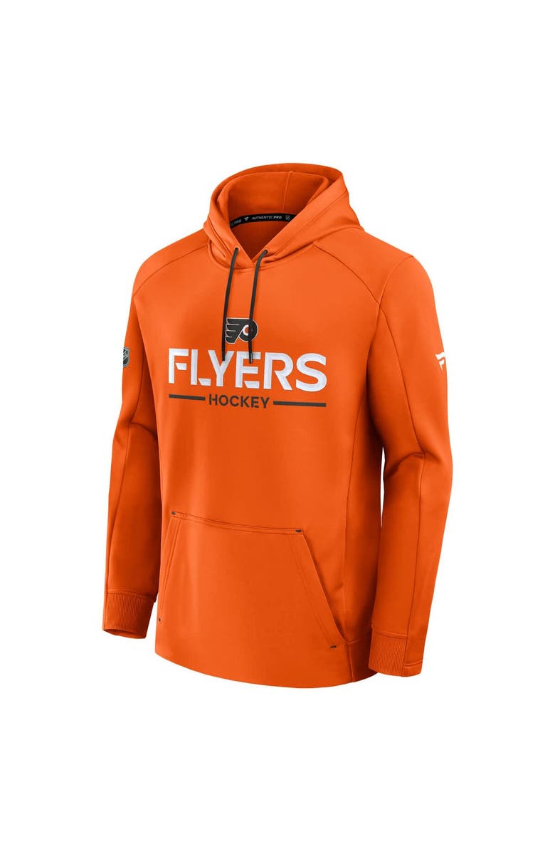 FANATICS Men's Fanatics Orange Philadelphia Flyers Authentic Pro Rink Hoodie, Alternate, color, Orange