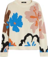 Weekend Max Mara Celebre Floral Oversize Sweater