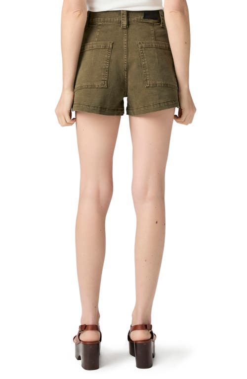 PAIGE PAIGE ANESSA BUTTON TAB DENIM SHORTS 