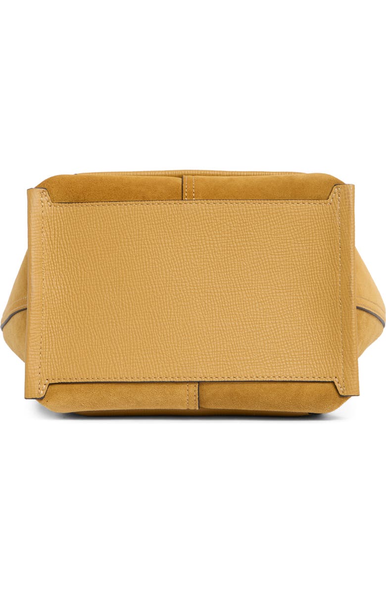 Longchamp Small Mailbox Soft Top Leather Crossbody Bag, Alternate, color, Honey