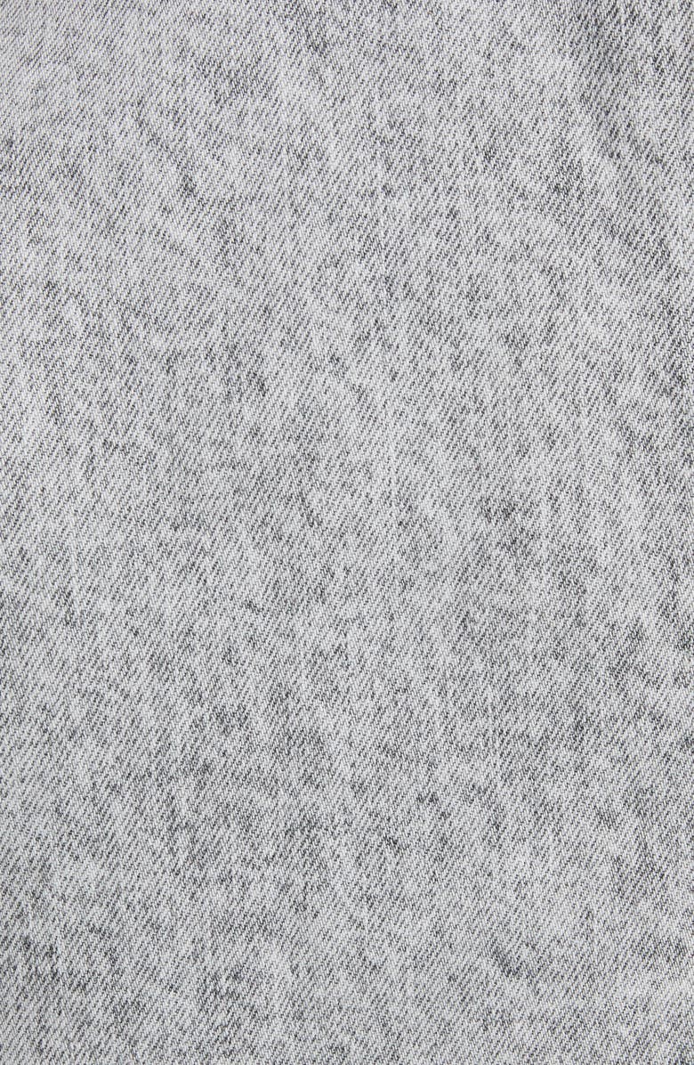 Isabel Marant Dipauline Oversize Faux Shearling Denim Jacket, Alternate, color, 