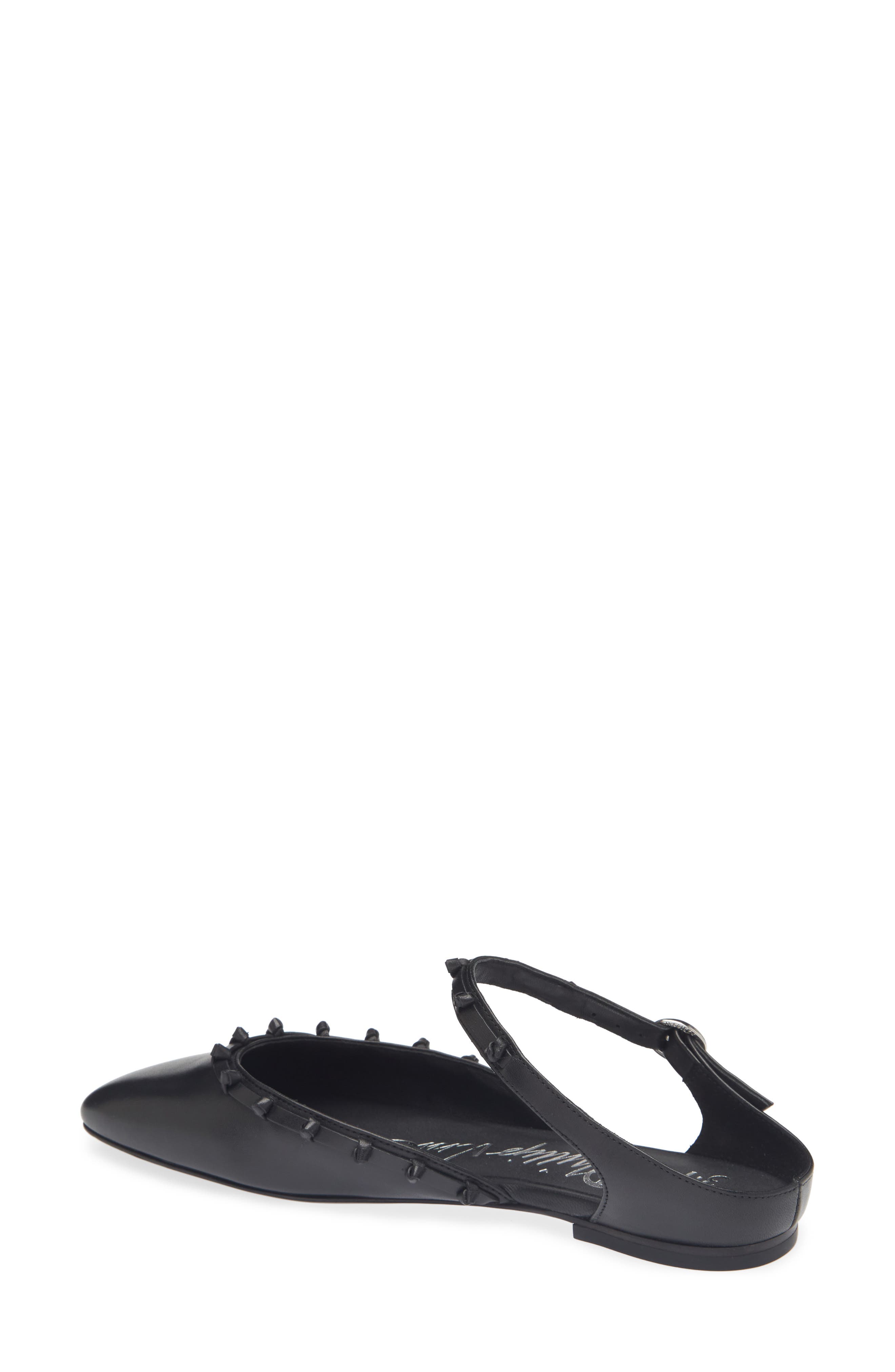 3.1 Phillip Lim Mary Jane Leather Flat, Alternate, color, Black