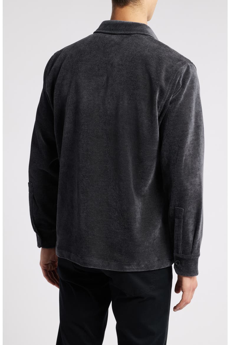 Topcon Corduroy Overshirt, Alternate, color, CHARCOAL