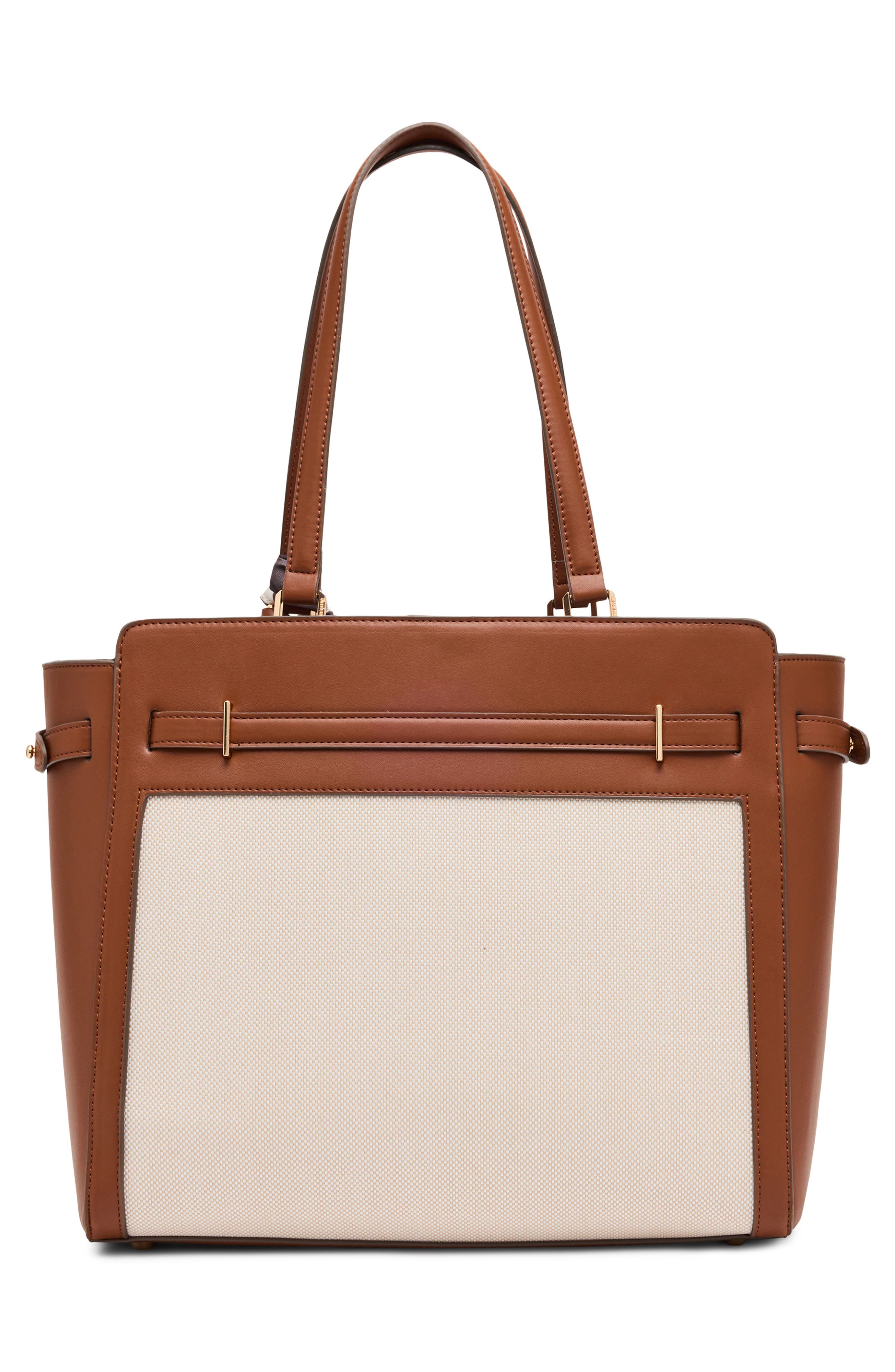 Anne Klein Top Handle Tote Bag, Alternate, color, Hazelnut