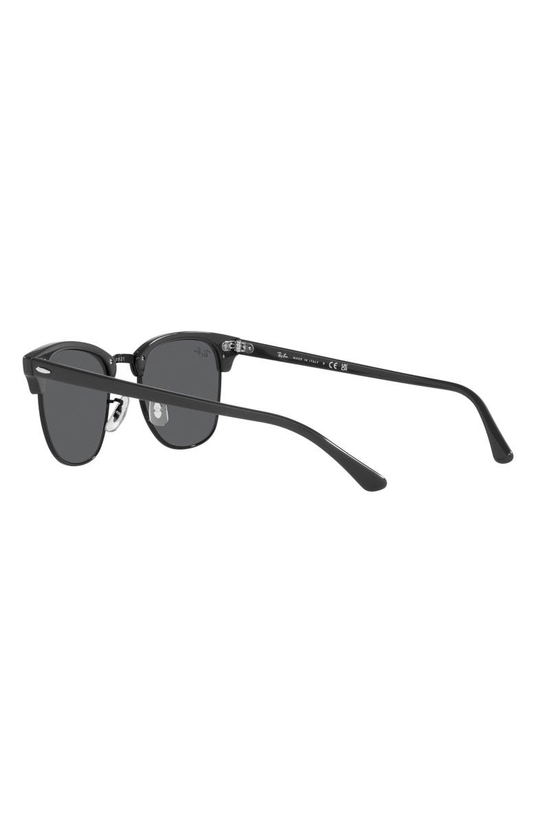 Ray-Ban Clubmaster 51mm Square Sunglasses, Alternate, color, Dark Grey