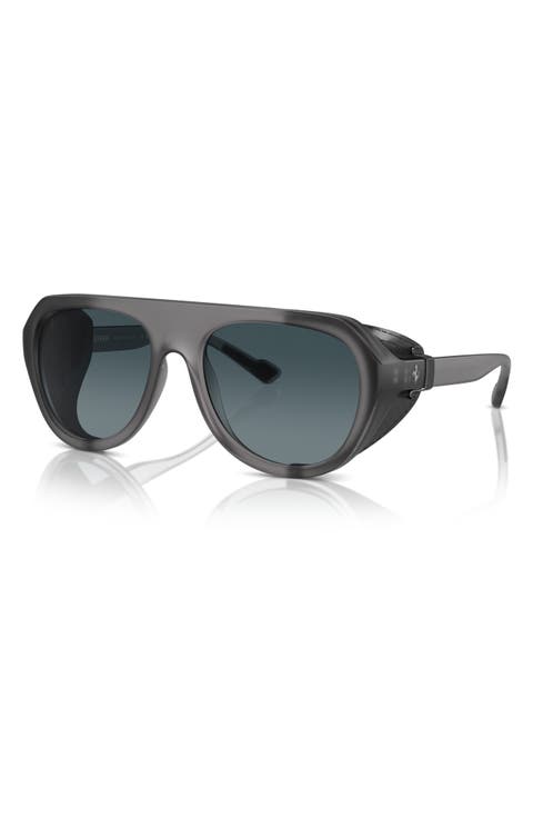 57mm Polarized Pilot Sunglasses